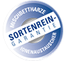 Sortenrein-Garantie Zertifikat